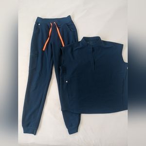 Figs Scrub Set DEEP REEF